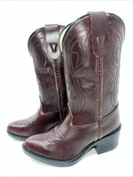 New Children’s Brown Texas Cowboy Boots. 9 D 24-40