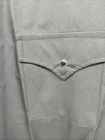 New Men’s ELY Cattleman Black Aztec Design Long Sleeve Pearl Snap XL O-67