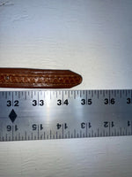 New Brown Genuine Leather Tex Tan Weaved 30” Belt #02/4564 JJ-131 