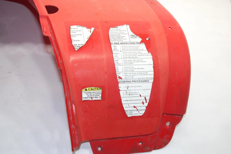02 Arctic Cat 375 4x4 Automatic Oem Front Fender 0506-605 AA23