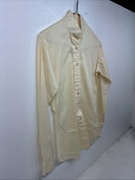 New Women’s Town And Country Yellow Long Sleeve Button Up Size 32 YY-93
