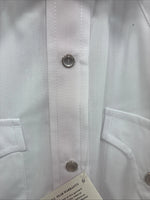 New Kids ELY Classic White Long Sleeve Pearl Snap Size 14 CC-118