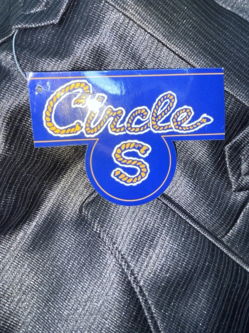 New Vintage Black Circle S Polyester Pants #CP5091 XX-69