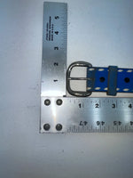 New Blue Genuine Leather Weaved 32” Belt #7030 Z-46