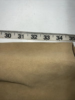 New Tan Congress Leather Show Chaps With Fringe Adjustable Waist 44” L-45