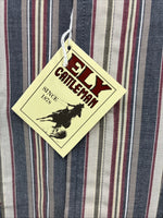 New Men’s ELY Cattleman Multicolor Stripe Short Sleeve Pearl Snap XLT R-67