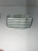 New Women’s Van teal Green Stripped Long Sleeve English Riding Shirt. 8/30 G-46