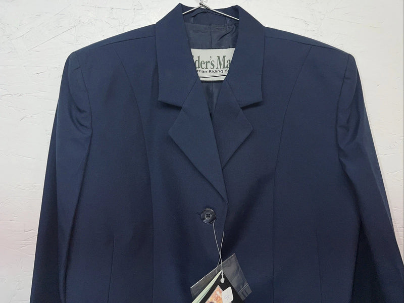 New Women’s Riders Mark Blue Riding Coat 14L #23-37000 JJ-608