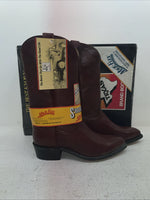 New Men’s Red Texas Brand Cowboy Boots. 7863 9 D. 3-36