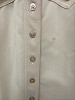New Kids Lady Westerns Yellow Button Up Long Sleeve Shirt Size 10 MM-77