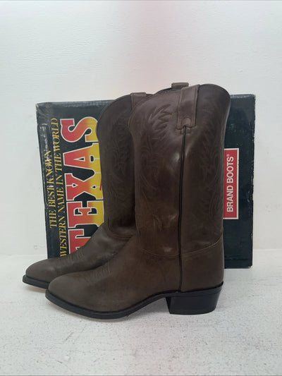 New Men’s Brown Texas Imperial Cowboy Boots. M 271 9 D. 3-43