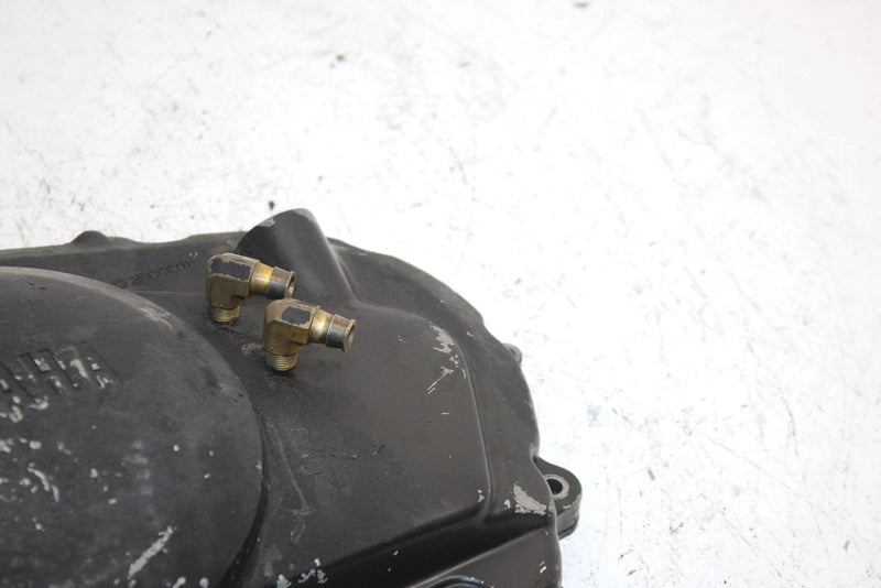 1987 Yamaha  Warrior Oem Clutch Cover W/Oil Cooler Fittings 1UY-15431-00-00 AY16