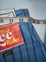 New Vintage Blue Striped Lee Polyester Pants #4605 VV-18
