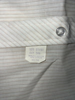 New Children’s Tan Stripped Tem-Tex Western Long Sleeve Button Up Shirt. 16 S-35