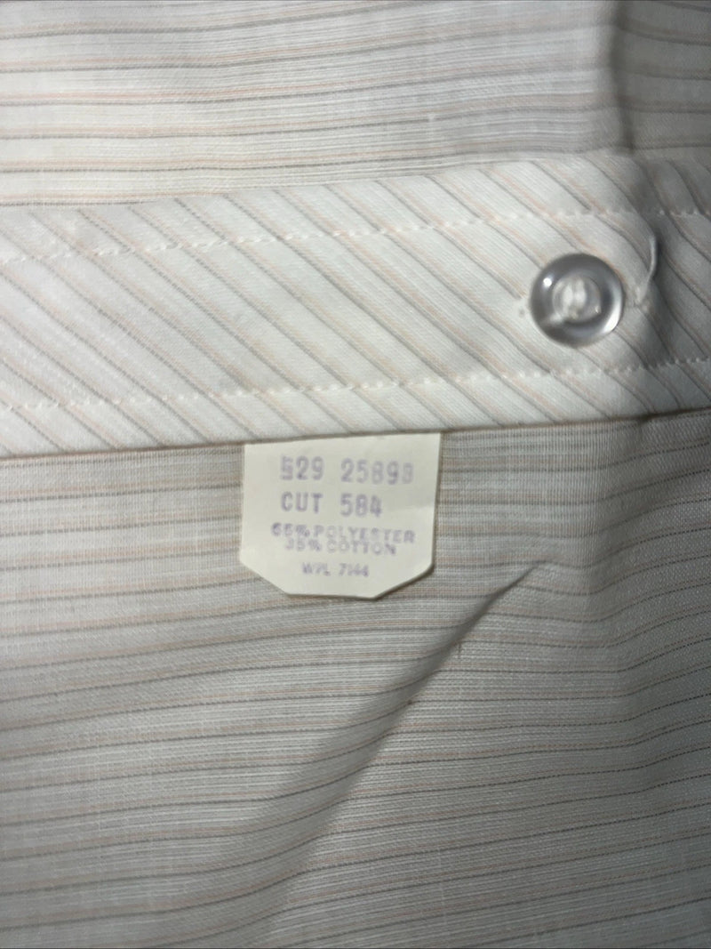 New Children’s Tan Stripped Tem-Tex Western Long Sleeve Button Up Shirt. 16 S-35