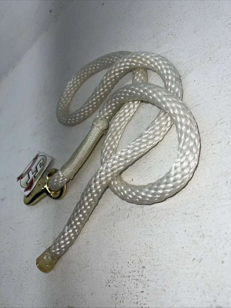 New Tough 1 White 4” Poly Draft Lead Rope #51-3010 M-508