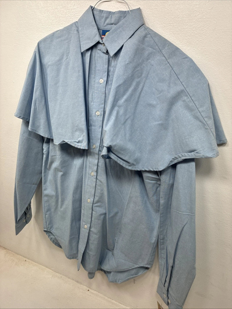 New Women’s Cricket Creek Blue Jean Long Sleeve Button Up Size Small YY-71