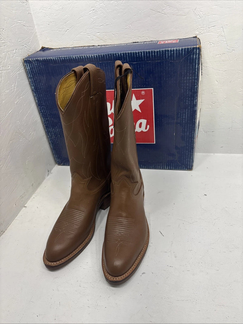Brown Tony Lama Western Boots Size 7  3-24