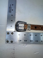 New Brown Genuine Leather Tooled 26” Belt #102 NN-63 