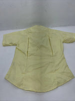 New Women Yellow EQUISTAR Short Sleeve English Riding Shirt. 30 465083 G-56