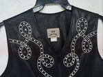 New Women’s Black 1849 Authentic Ranchwear Beaded Western Show Vest Medium WW-81