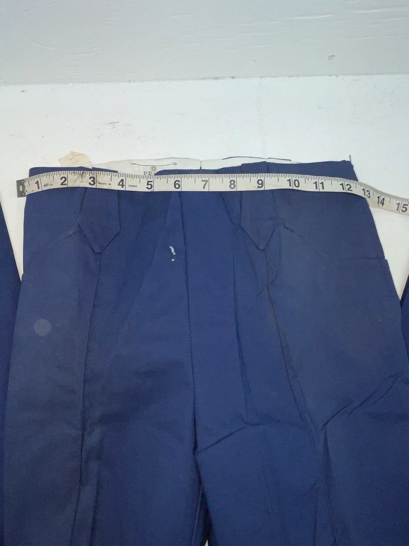 New Vintage Blue Prior Polyester Pants #7391 VV-42 