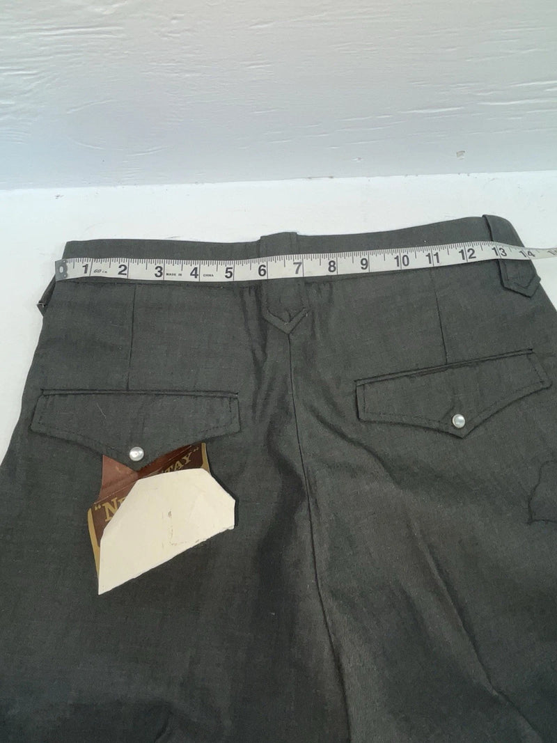 New Vintage Gray Dickson Jenkins Polyester Pants #2809 XX-52