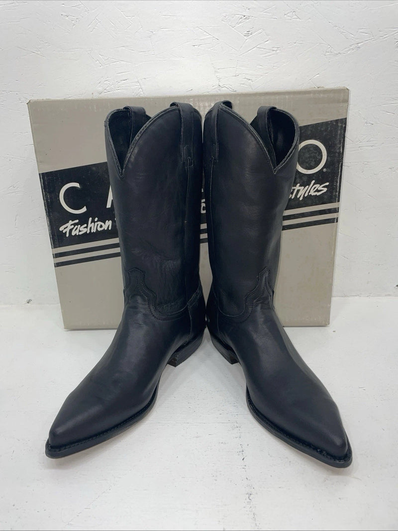 New Men’s Black Capezio Cowboy Boots. M C 610 8 E E. 2-32