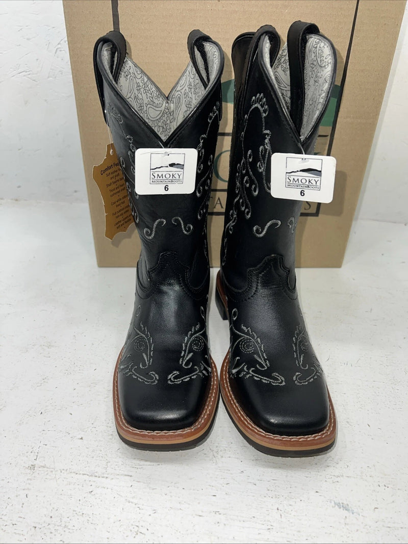 New Women’s Black Smoky Mountain Cowboy Boots. 6843 5.5 5 1/2. 20-140