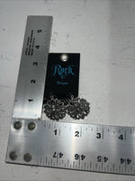 New Women’s Rock 47 Silver Diamond Dangle Earrings. ER3008R47 A-88