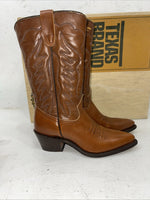 New Women’s Brown Texas Brand Cowboy Boots. 4422 6 M. 20-98