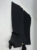 New Black Ovation Stretch Rib Half Chaps Large #464331 C-500