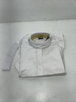 New Women’s White ABETTA Short Sleeve Riding Shirt. 42 941142 D-42
