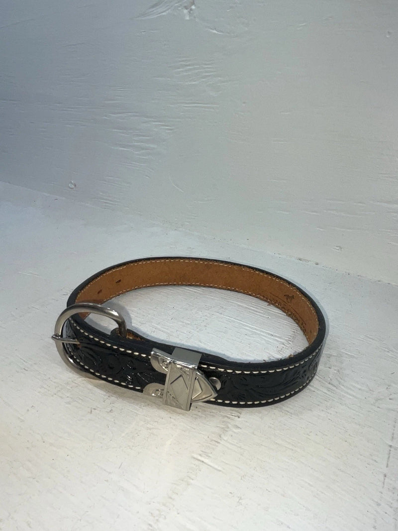 New Black Genuine Leather Western Express Tooled 18” Belt #XK101 NN-70