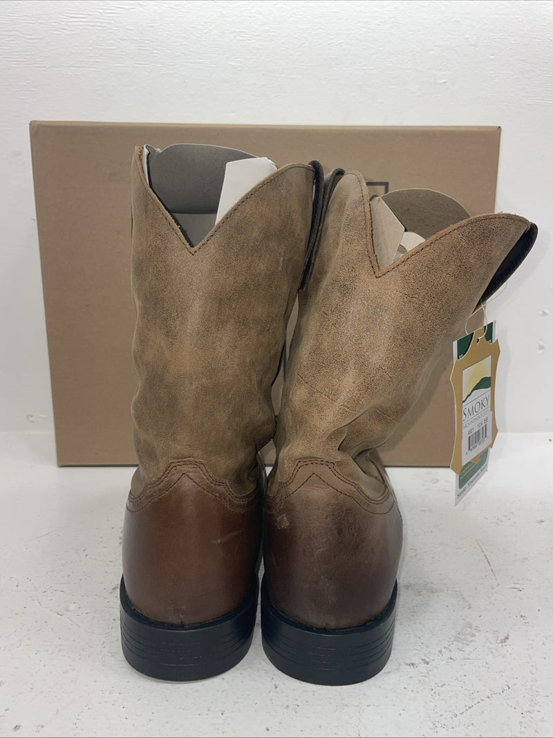 New Men’s Brown Smoky Mountain Cowboy Boots. 4921 10.5 10 1/2. 8-25