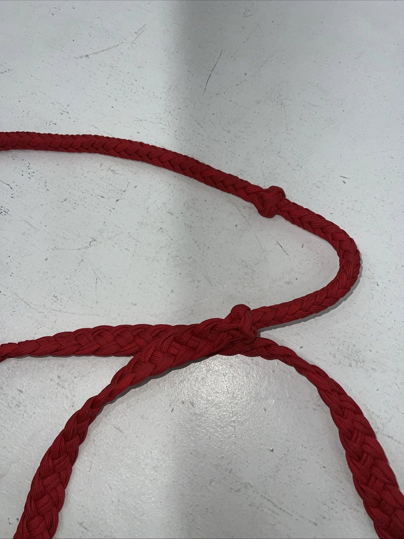 New Tough 1 Red Nylon Braided Reins #54-921 Y-18