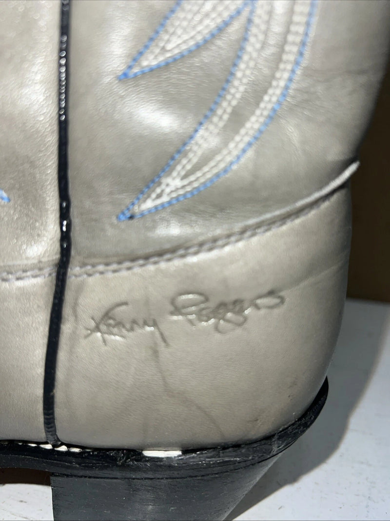 New Women’s Grey Kenny Rodger’s Cowboy Boots. 40402 6 M. 20-130