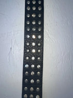 New Black Genuine Leather Nocona Silver Bling XXL Belt #N3431901 NN-119
