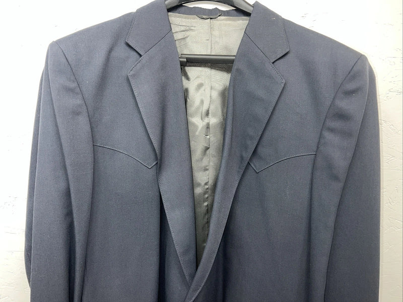 New Men’s Circle S Navy Suit Jacket 48L #25832 HH-606