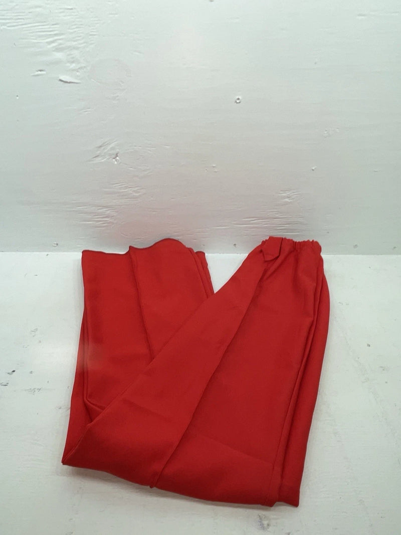 New Vintage Red Polyester Pants ZZ-54
