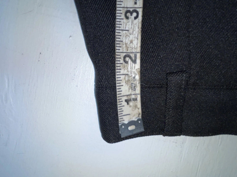 New Vintage Black Polyester Pants OO-36