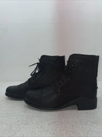 New Kids Black Lace Up Ariat Cowboy Boots. 10006311 2 C. 22-82
