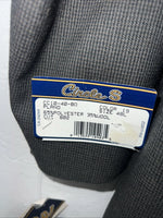 New Men’s Circle S Gray Suit Jacket 48L #24244 II-601