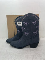 New Women’s Navy Smoky Mountain Cowboy Boots. 3878 Y 6. 2-69