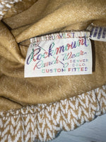 New Vintage Brown Knitted Rockmount Polyester Pants #3849 XX-10