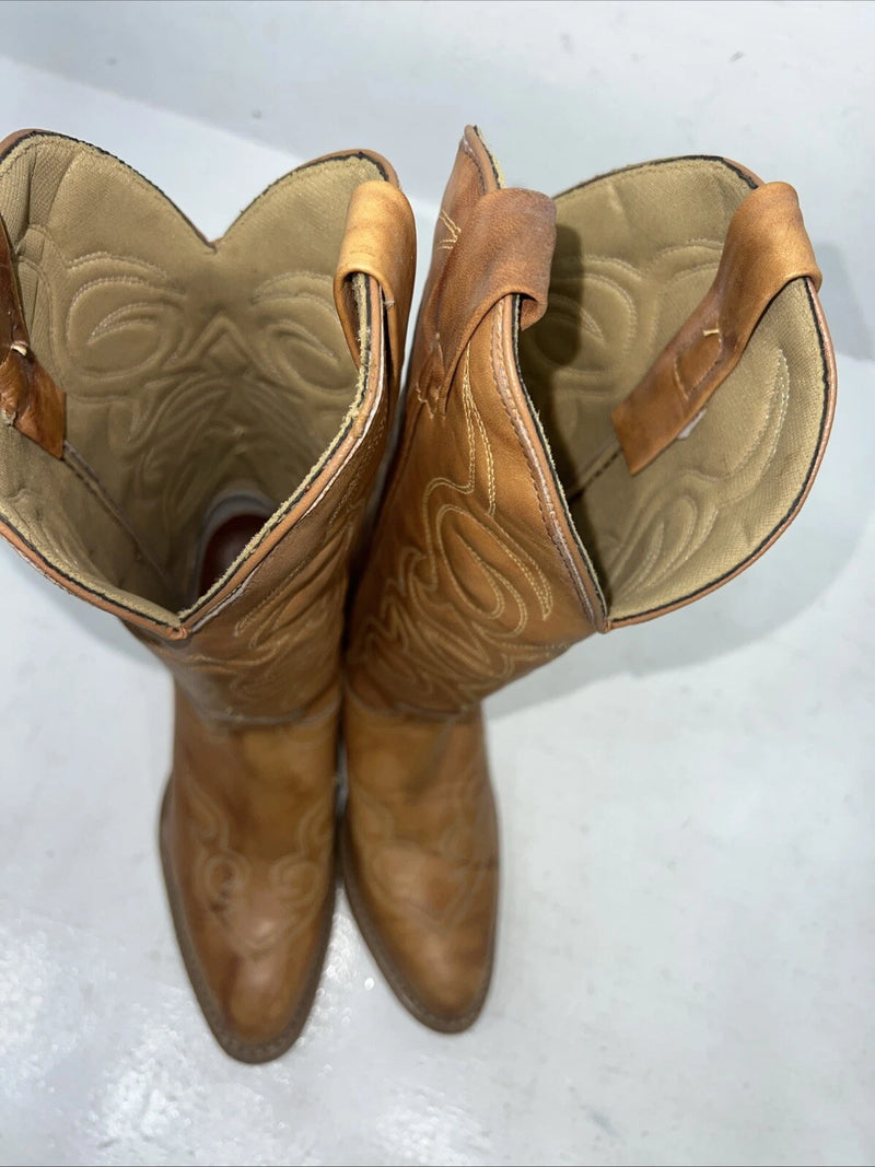 New Women’s Brown Texas Brand Cowboy Boots. L 244 6.5 6 1/2 M. 19-53