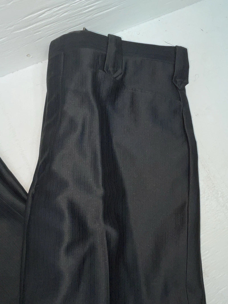 New Vintage Black Circle S Polyester Pants #CP5091 XX-86