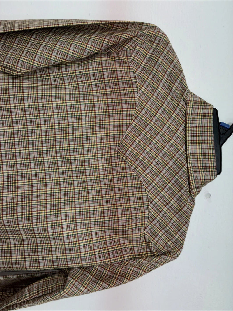 New Kids Dickson Jenkins Multicolor Plaid Long Sleeve Pearl Snap Large DD-105