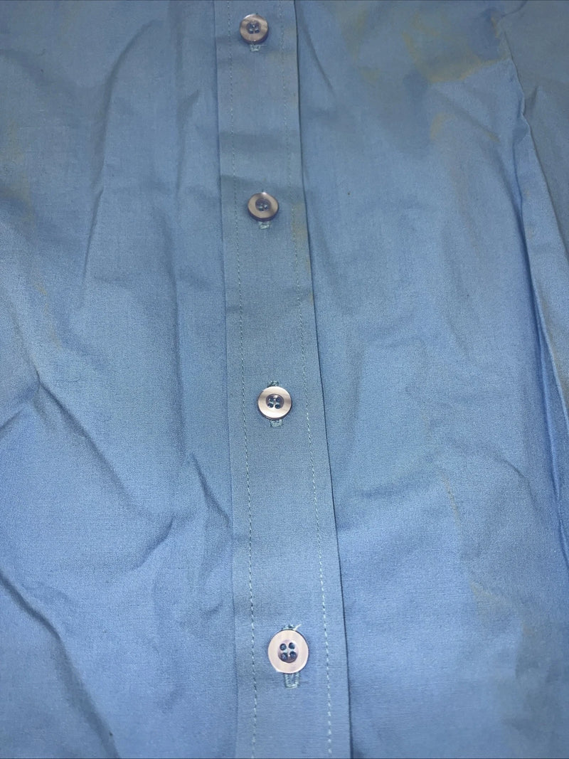 New Women’s Blue And White Ovation Short Sleeve English Shirt. 18 G-55