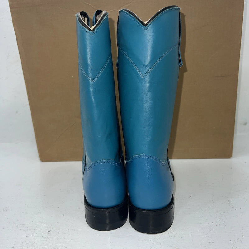 New Women’s Blue Texas Brand Cowboy Boots. 4438 5.5 5 1/2 M. 20-44